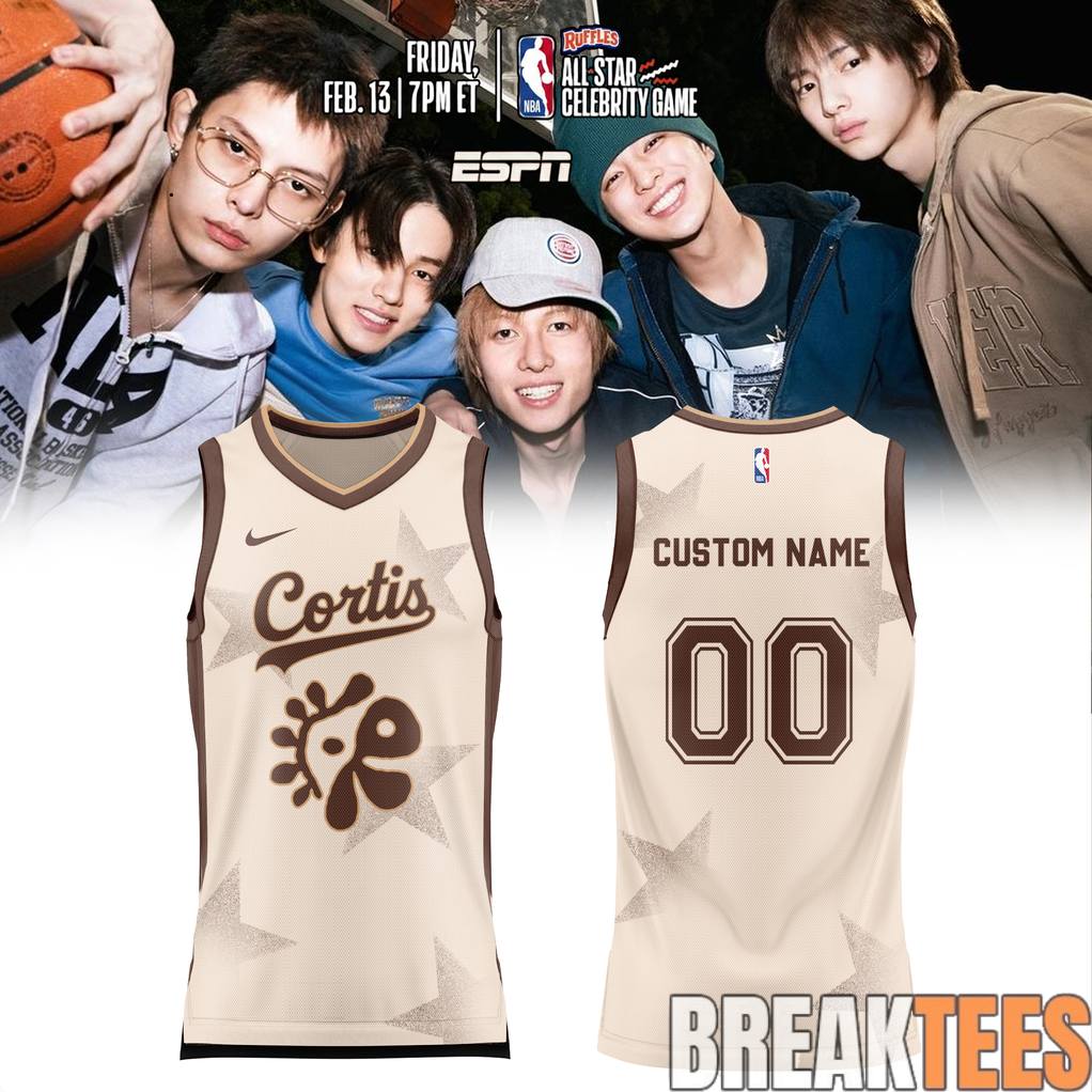 CORTIS x NBA All-Stars 2026 Customize Basketball Jersey Unisex T-shirt, Sweatshirt, Hoodie, Long Sleeve Tee - T-Shirt, Sweatshirt, Hoodie