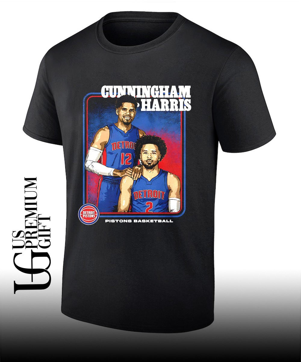 Cade Cunningham and Tobias Harris Detroit Pistons NBA Step Brothers 2026 shirt Unisex T-shirt, Sweatshirt, Hoodie, Long Sleeve Tee - T-Shirt, Sweatshirt, Hoodie