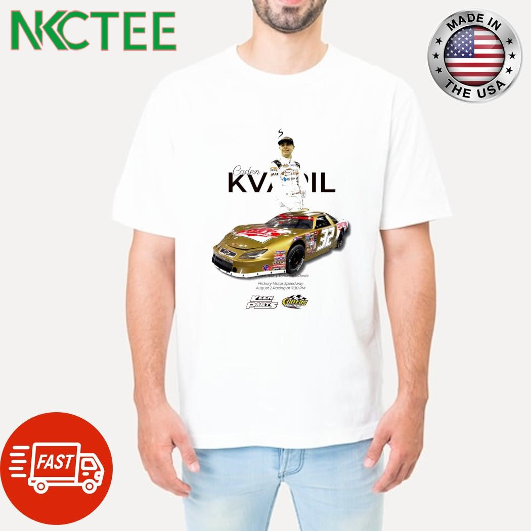 Caden Kvapil and the CARS Tour Throwback Classic at Hickory Motor Speedway Photo shirt Unisex T-shirt, Sweatshirt, Hoodie, Long Sleeve Tee - T-Shirt, Sweatshirt, Hoodie