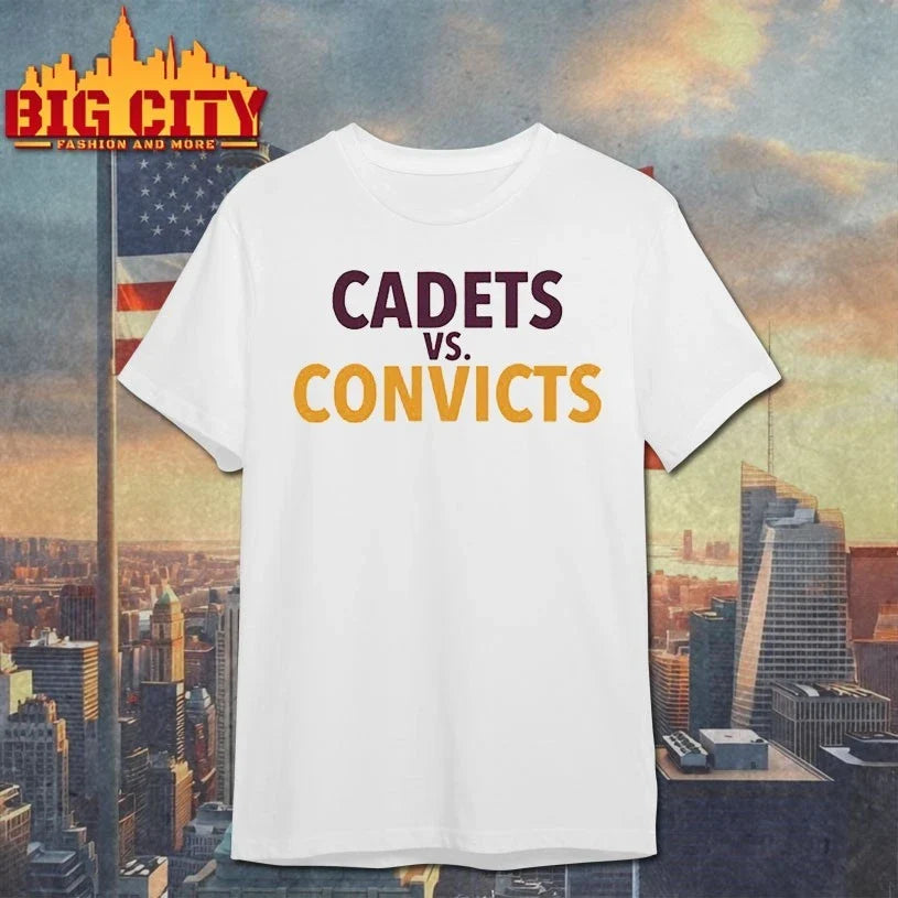 Cadets VS Convicts shirt Unisex T-shirt, Sweatshirt, Hoodie, Long Sleeve Tee - T-Shirt, Sweatshirt, Hoodie