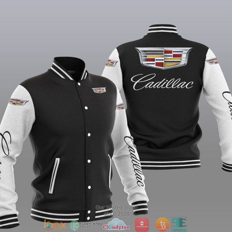 Cadillac Car brand Baseball Jacket baseball jersey product view 1