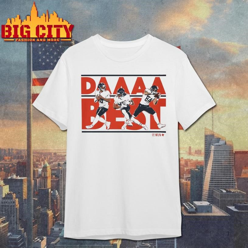 Caleb Williams Rome Odunze Colston Loveland Daaaa Best Shirt Unisex T-shirt, Sweatshirt, Hoodie, Long Sleeve Tee - T-Shirt, Sweatshirt, Hoodie