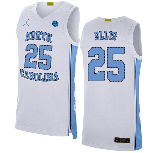 Caleb Ellis 25 White College Football Jersey football jersey product view 1