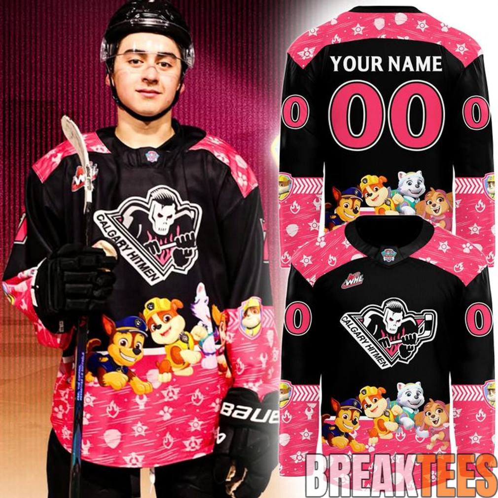 Calgary Hitmen PAW Patrol Night 2026 Hockey Jersey Unisex T-shirt, Sweatshirt, Hoodie, Long Sleeve Tee - T-Shirt, Sweatshirt, Hoodie