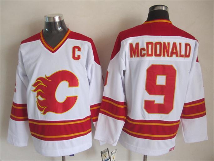 Calgary Flames Flames Style 10 Hockey Jersey hockey jersey product view 1