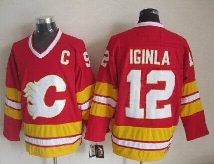 Calgary Flames Flames Style 3 Hockey Jersey hockey jersey product view 1