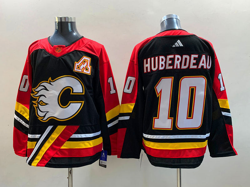 Calgary Flames #10 Jonathan Huberdeau Style 2 Hockey Jersey hockey jersey product view 1