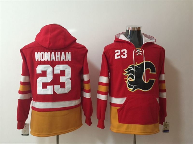 Calgary Flames #23 Sean Monahan Hockey Jersey hockey jersey product view 1