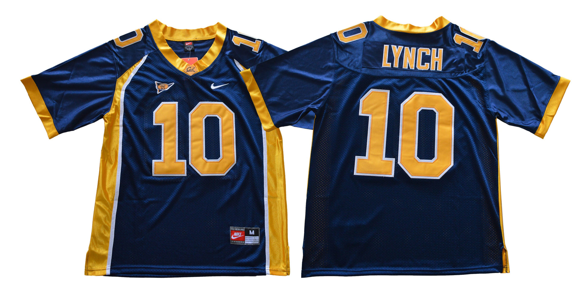 California Golden Bears 10 Blue College Football Jersey football jersey product view 1