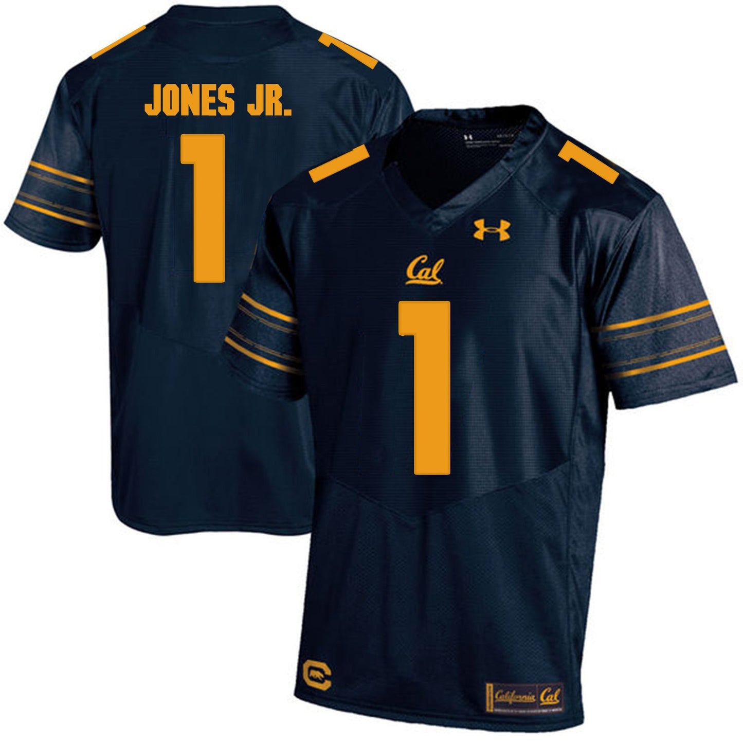 California Golden Bears Marvin Jones Jr. 1 Navy College Football Jersey football jersey product view 1