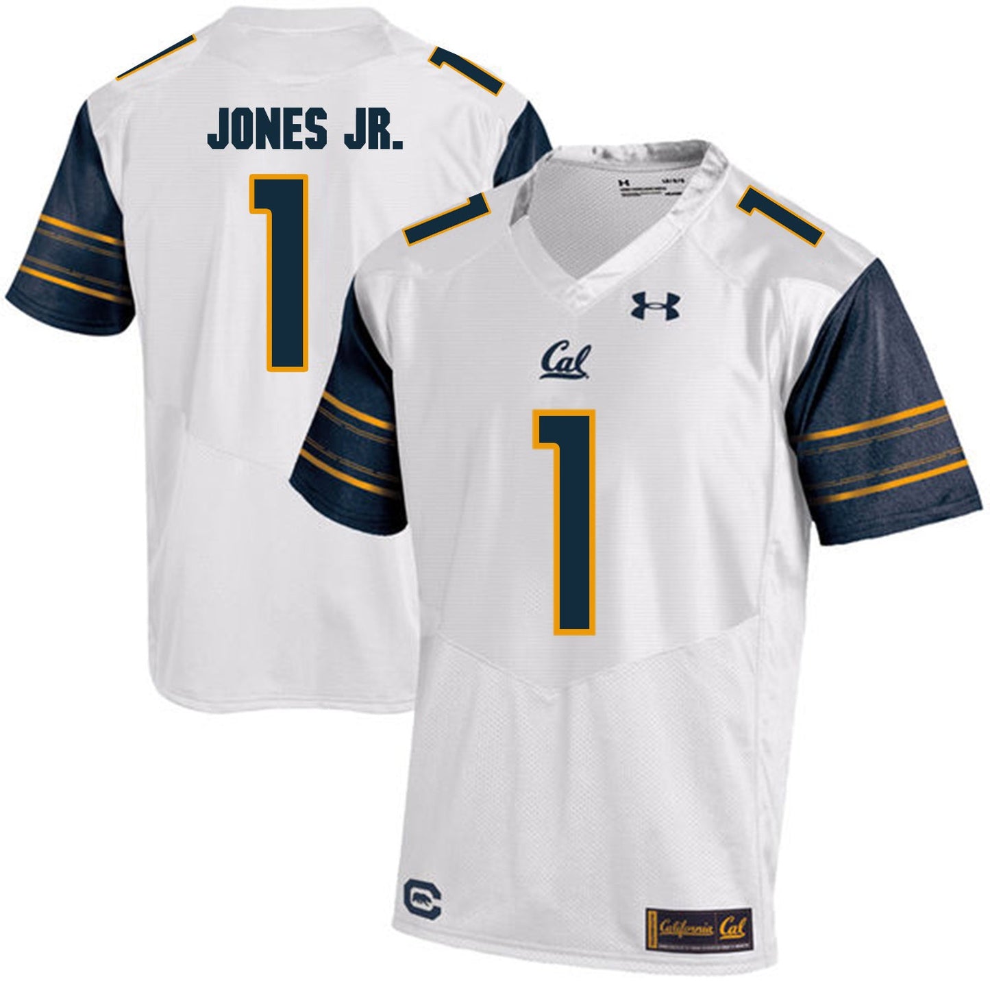 California Golden Bears Marvin Jones Jr. 1 White College Football Jersey football jersey product view 1