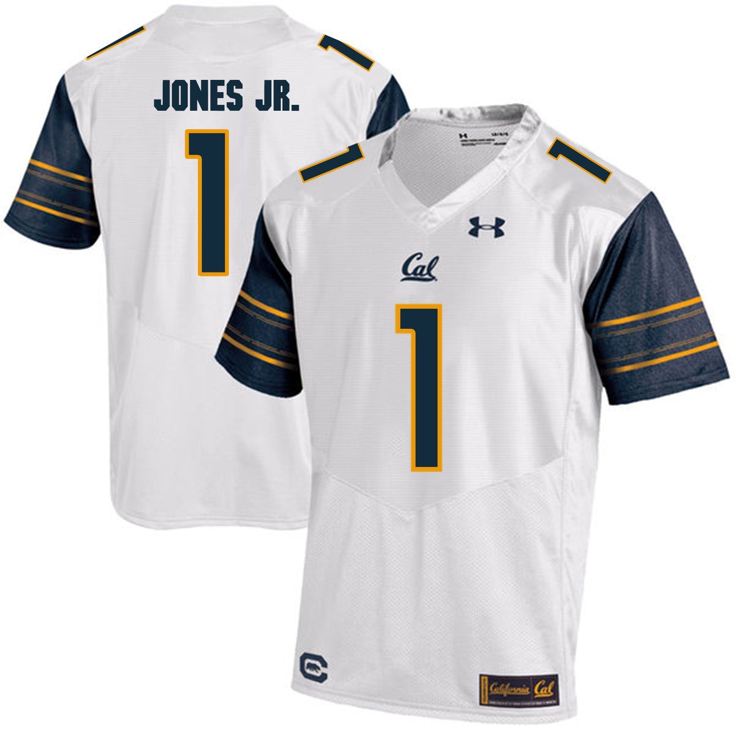 California Golden Bears Marvin Jones Jr. 1 White College Football Jersey football jersey product view 1