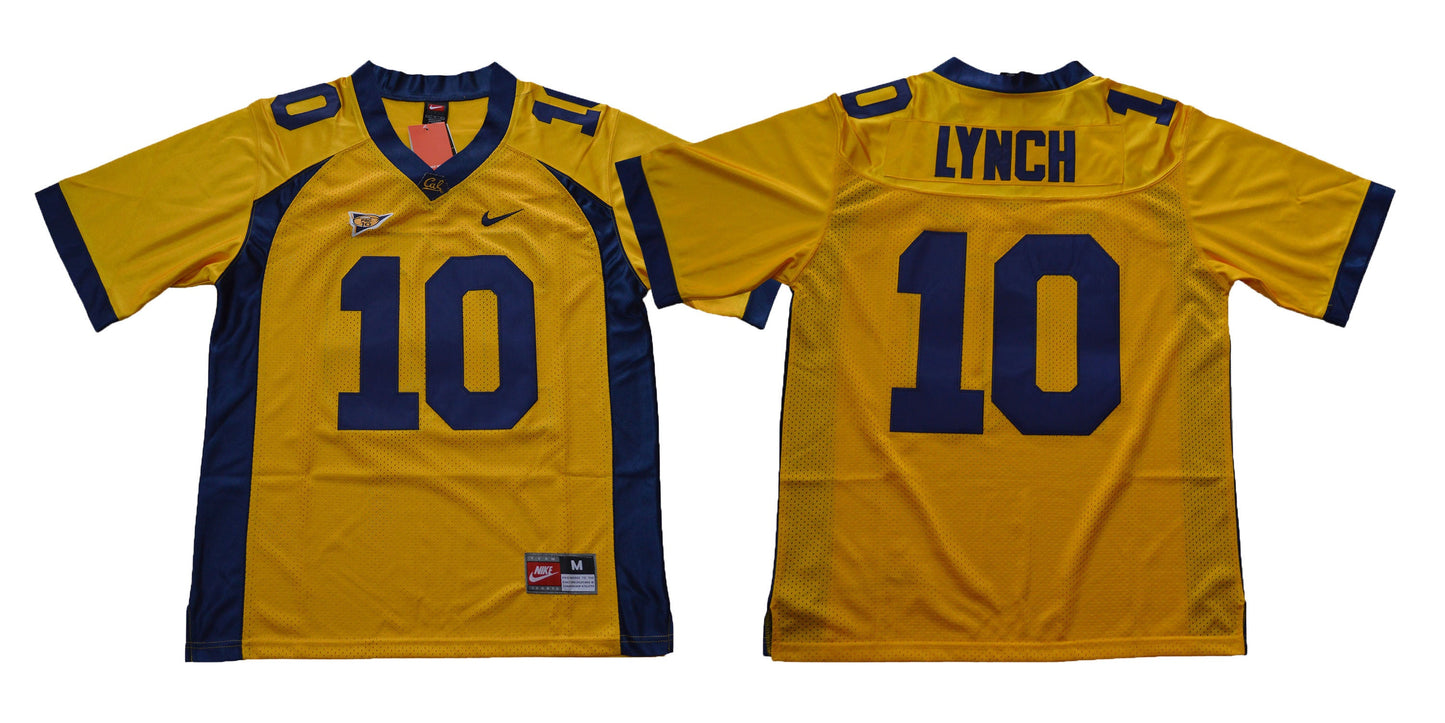 California Golden Bears Yellow 10.jpg College Football Jersey football jersey product view 1