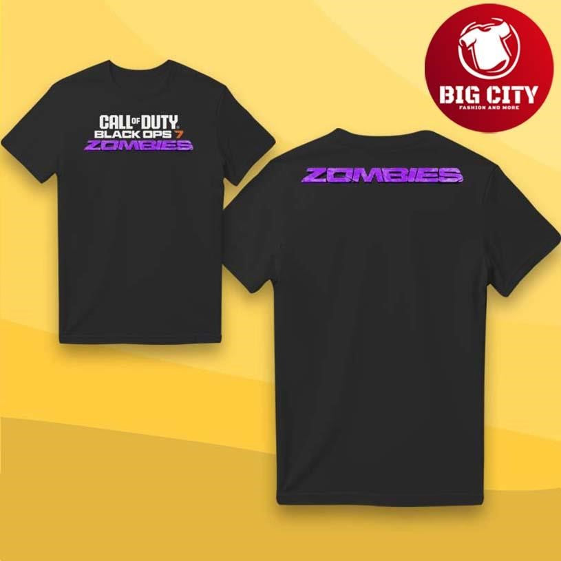 Call Of Duty Black Ops 7 Zombies Two Sided Shirt Unisex T-shirt, Sweatshirt, Hoodie, Long Sleeve Tee - T-Shirt, Sweatshirt, Hoodie