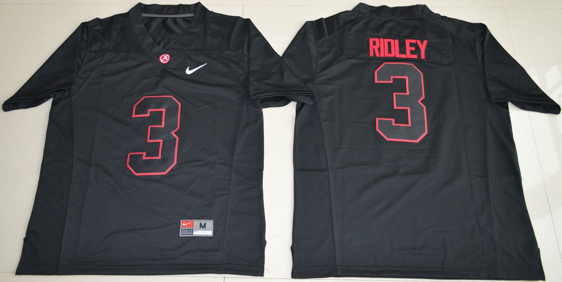 Calvin Ridley 3 Lights Out Edition 2016 College Football Jersey football jersey product view 1