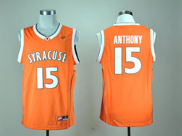 Camerlo Anthony 15 Orange 2 College Football Jersey football jersey product view 1