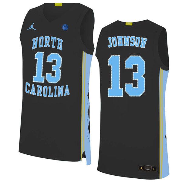 Cameron Johnson 13 Black College Football Jersey football jersey product view 1