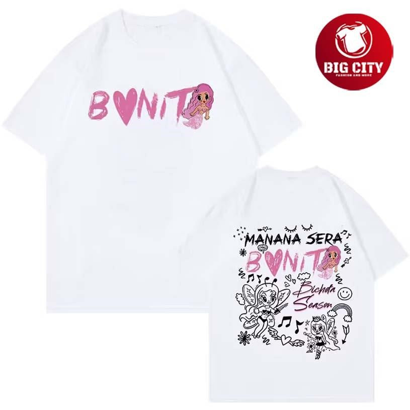 Camiseta Karol G Maana Ser Bonito Tour Two Sided Shirt Unisex T-shirt, Sweatshirt, Hoodie, Long Sleeve Tee - T-Shirt, Sweatshirt, Hoodie