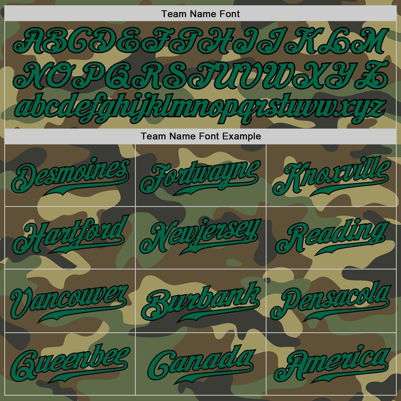 Custom Camo Kelly Green-Black Authentic Salute To Service Baseball Jersey baseball jersey product view 4