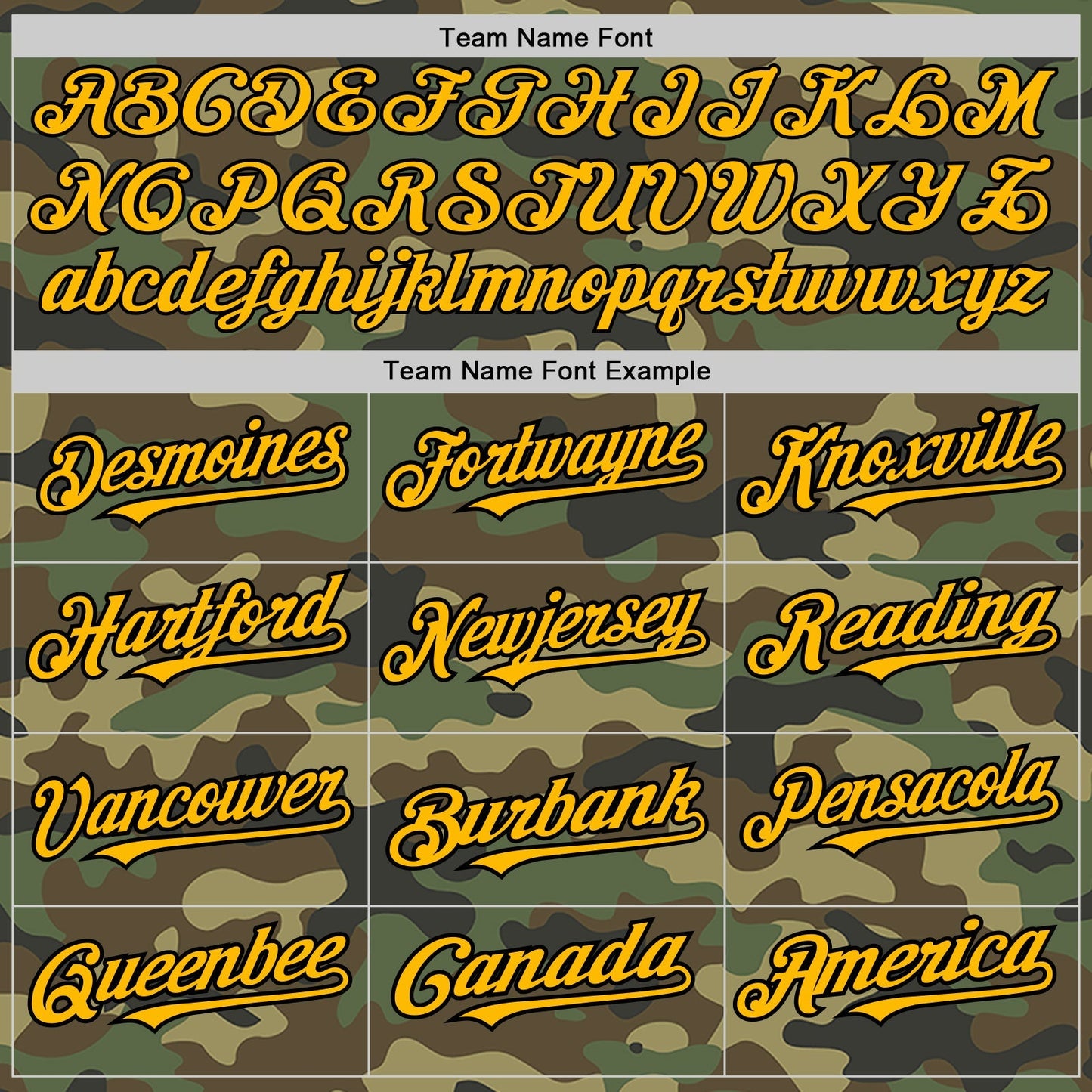 Custom Camo Gold-Black Authentic Salute To Service Baseball Jersey baseball jersey product view 4