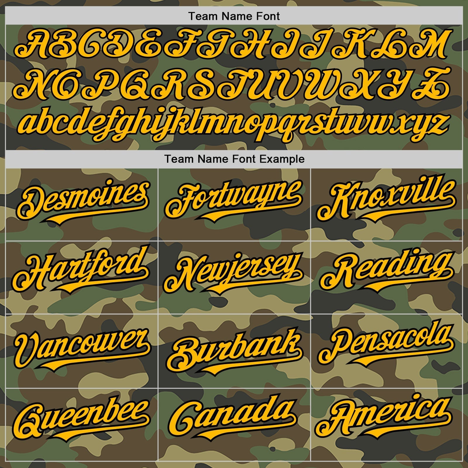 Custom Camo Gold-Black Authentic Salute To Service Baseball Jersey baseball jersey product view 4