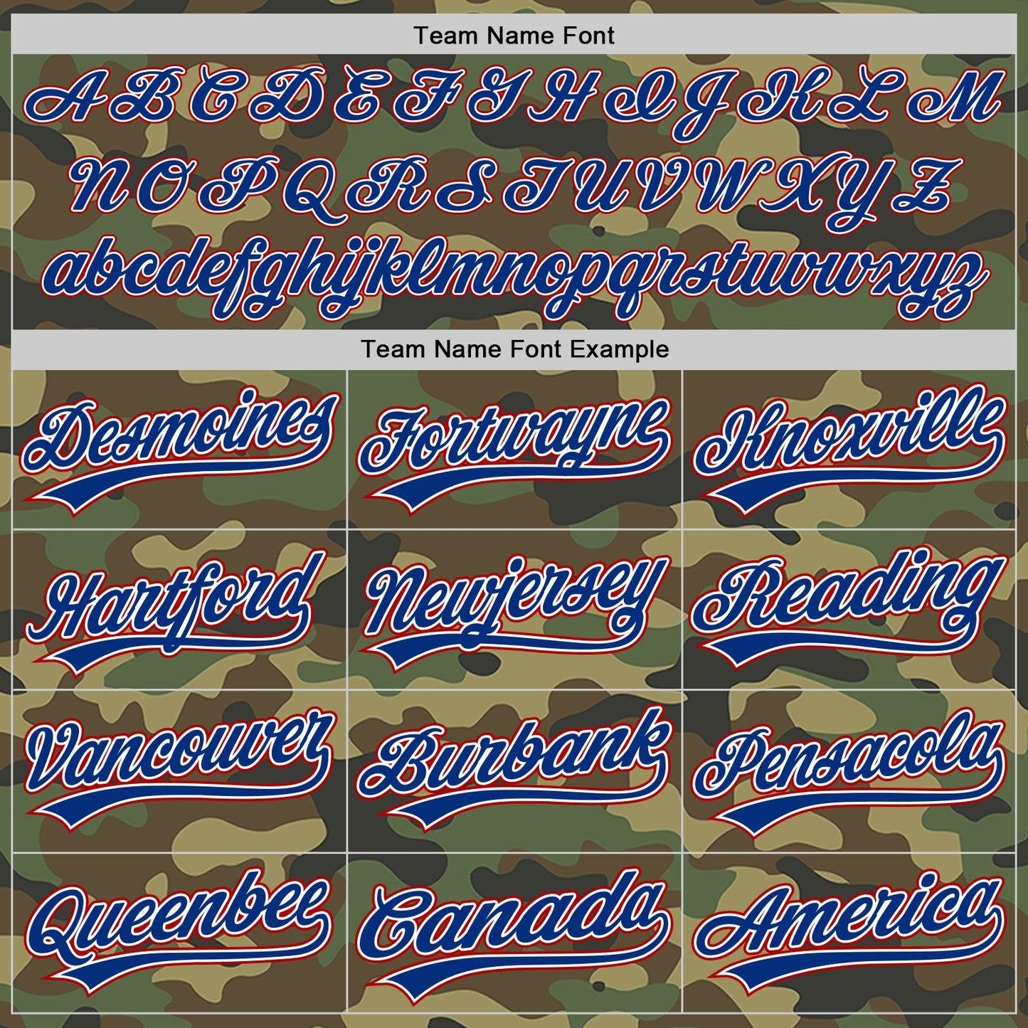 Custom Camo Red-Royal Authentic Salute To Service Baseball Jersey baseball jersey product view 4