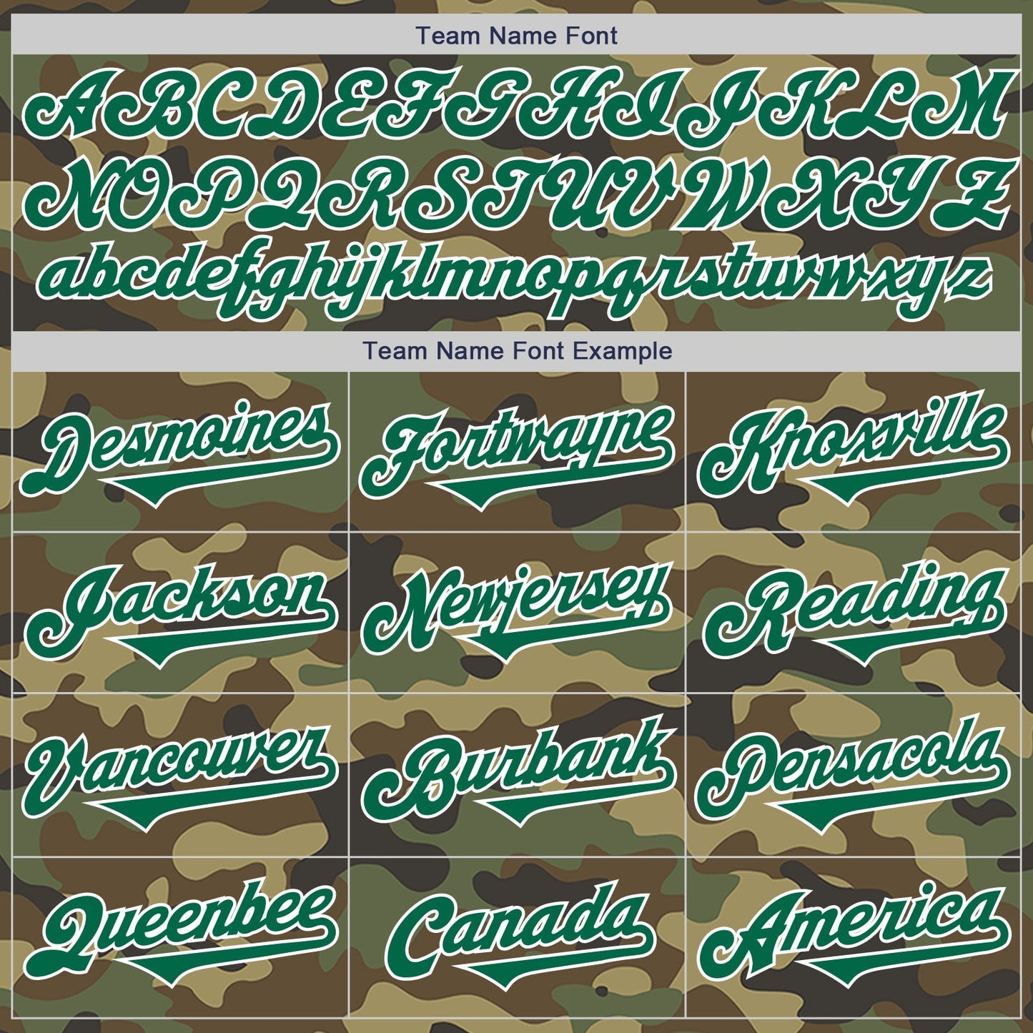 Custom Camo Kelly Green-White Authentic Salute To Service Baseball Jersey baseball jersey product view 4