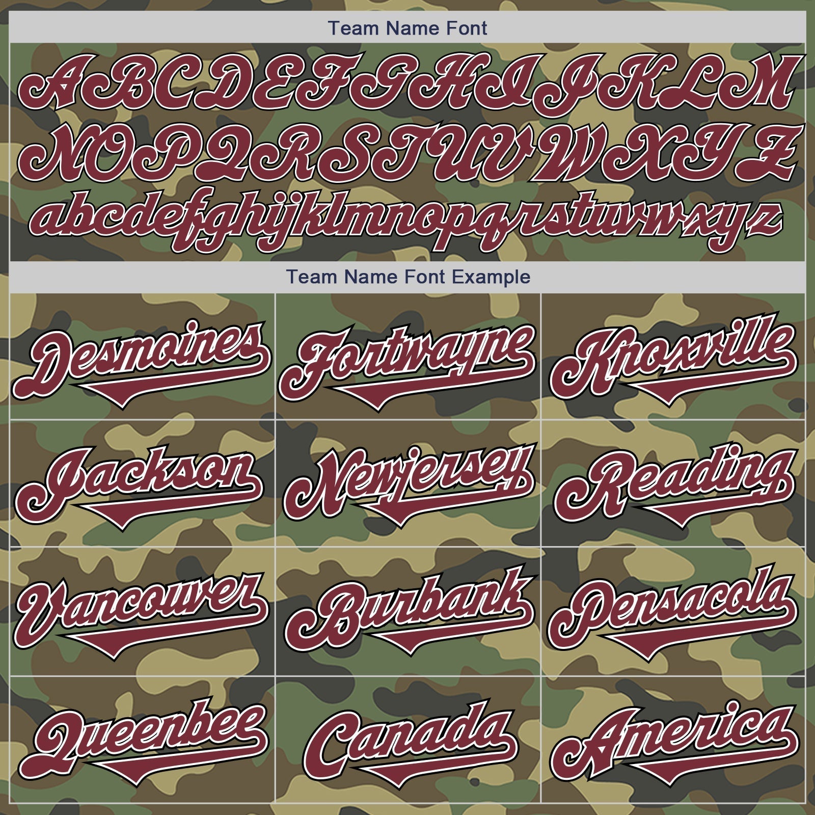 Custom Camo Burgundy-Black Authentic Salute To Service Baseball Jersey baseball jersey product view 4