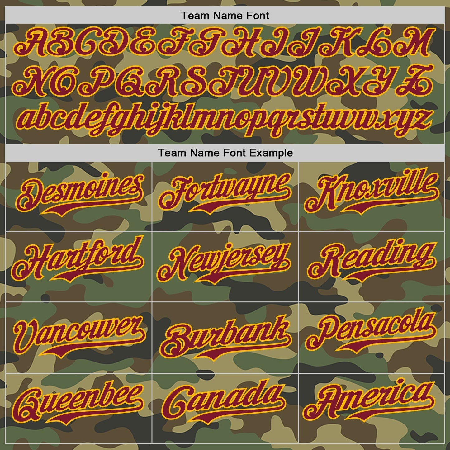 Custom Camo Crimson-Gold Authentic Salute To Service Baseball Jersey baseball jersey product view 4