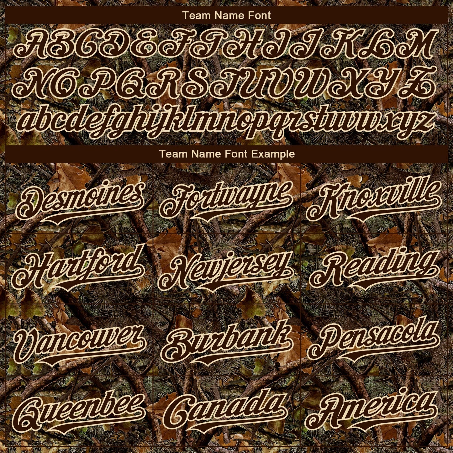 Custom Camo Brown-Cream 3D Woodland Camo Authentic Salute To Service Baseball Jersey baseball jersey product view 4