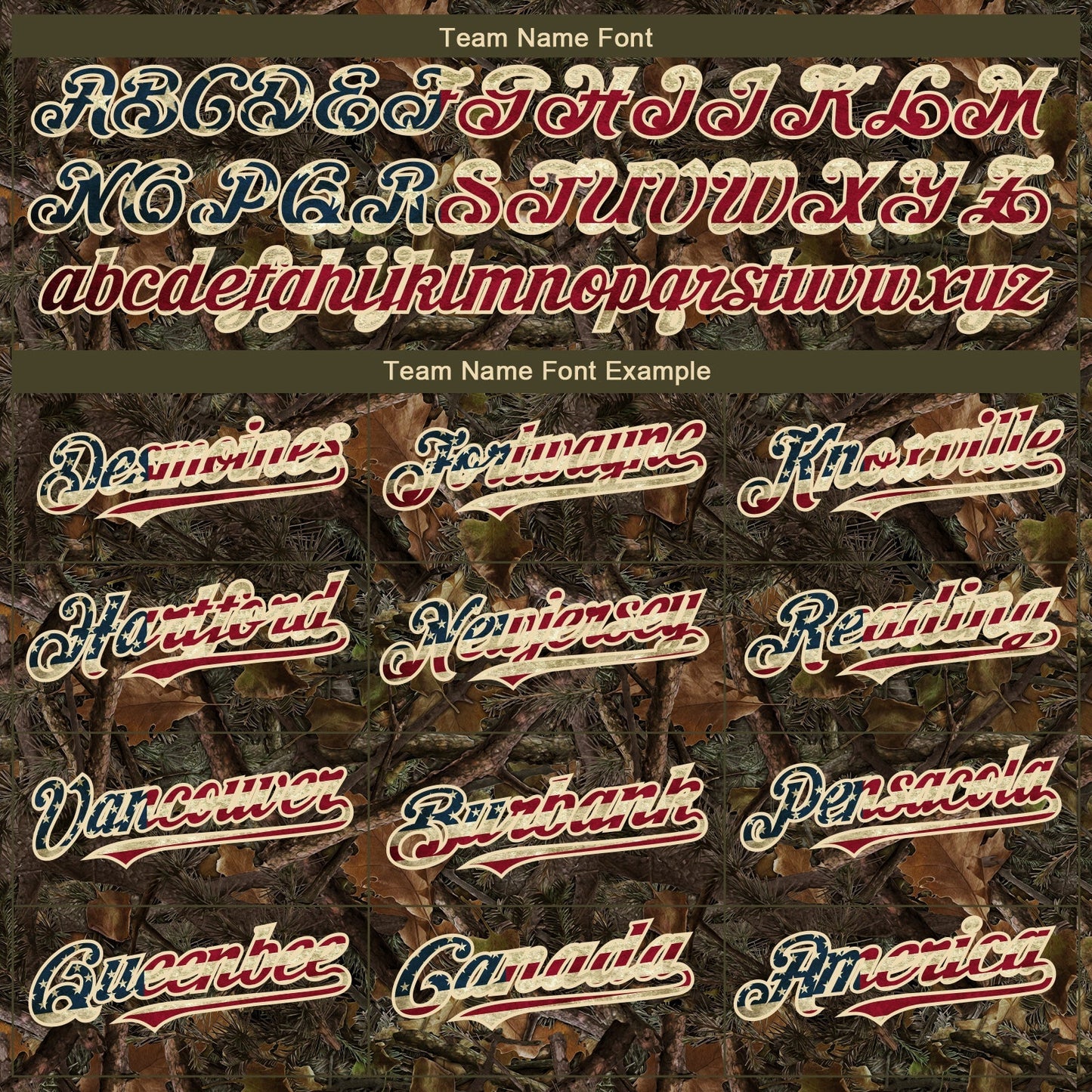 Custom Camo Vintage USA Flag-Cream 3D Woodland Camo Authentic Salute To Service Baseball Jersey baseball jersey product view 4