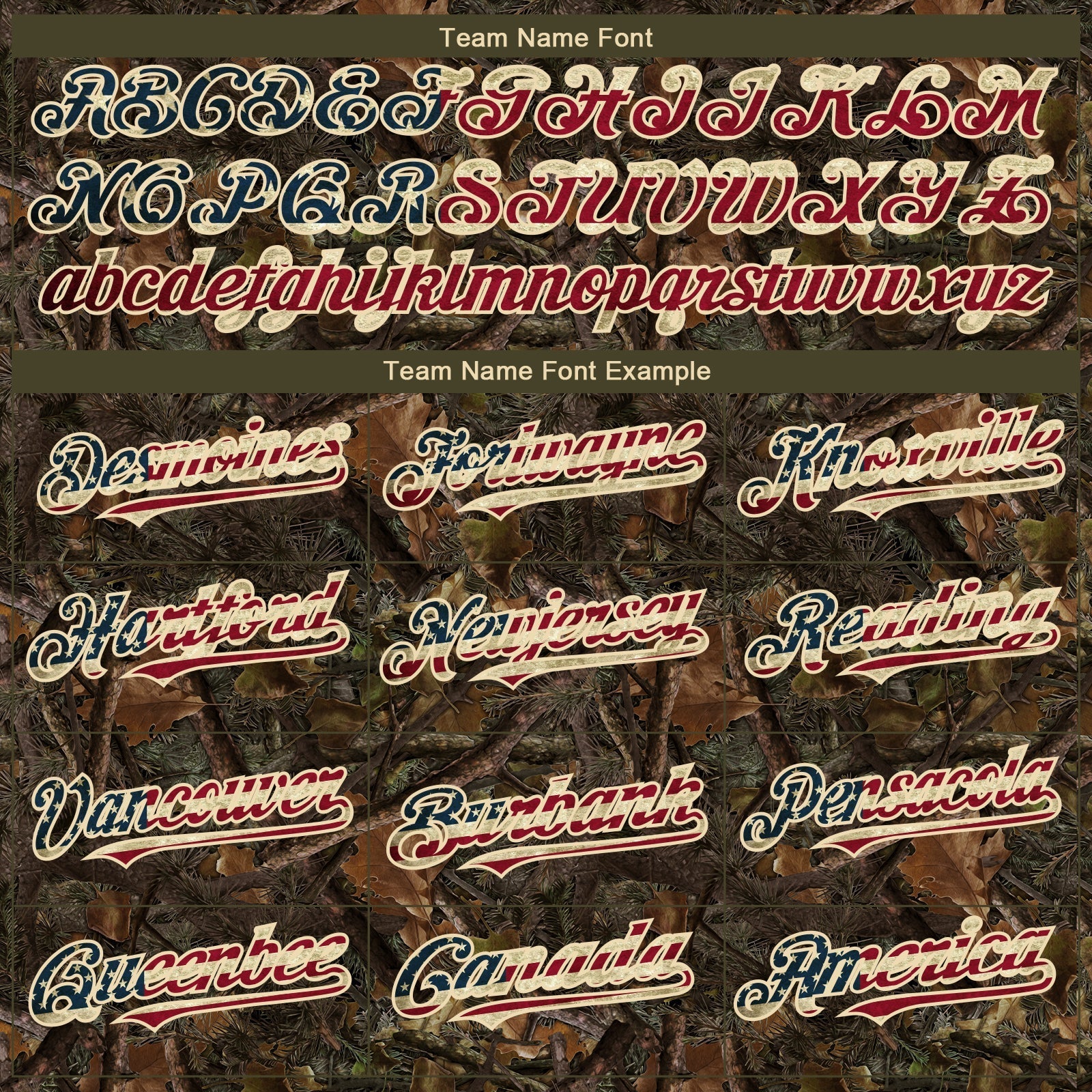 Custom Camo Vintage USA Flag-Cream 3D Woodland Camo Authentic Salute To Service Baseball Jersey baseball jersey product view 4