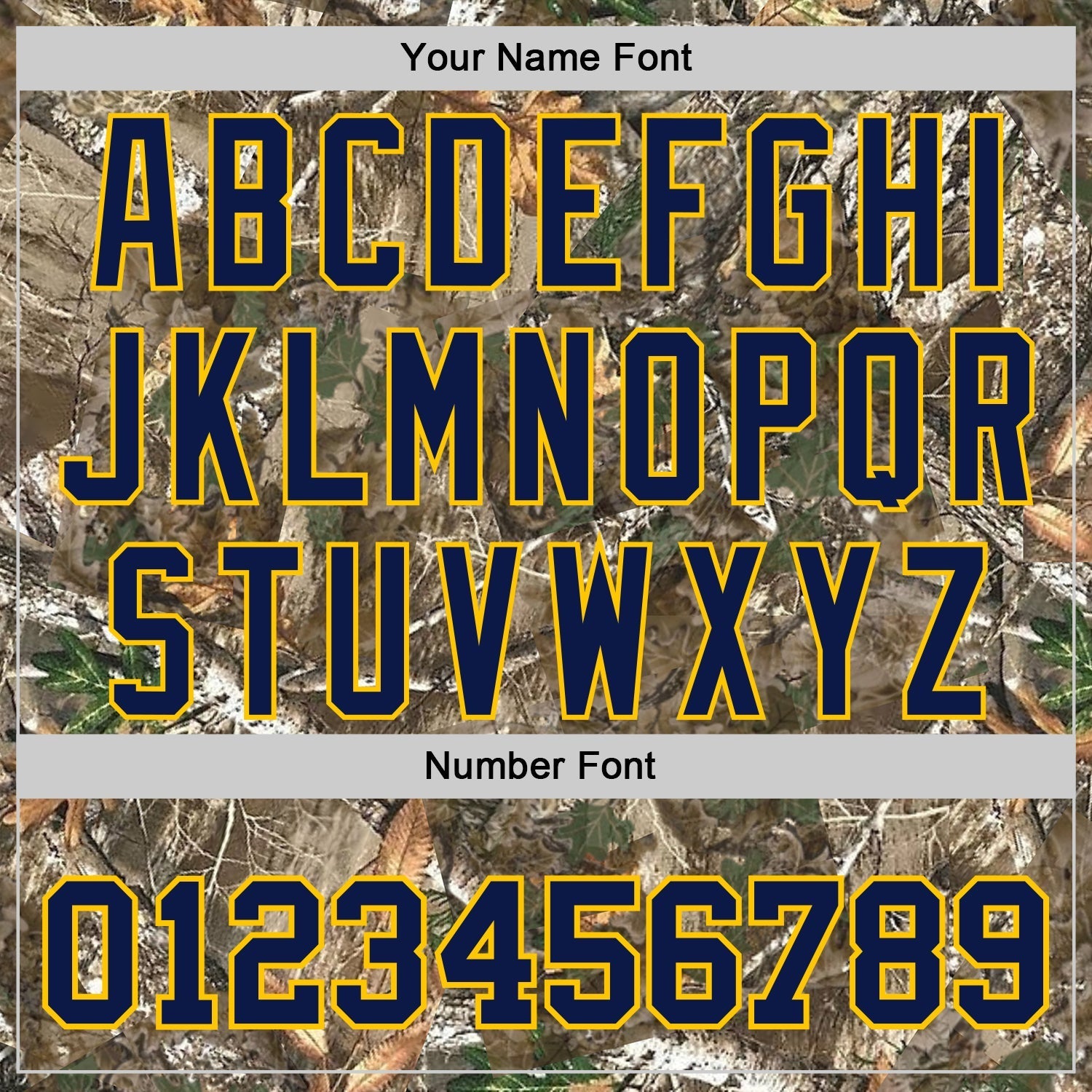 Custom Camo Navy-Yellow Woodland Forest Camouflage Authentic Salute To Service Baseball Jersey baseball jersey product view 5
