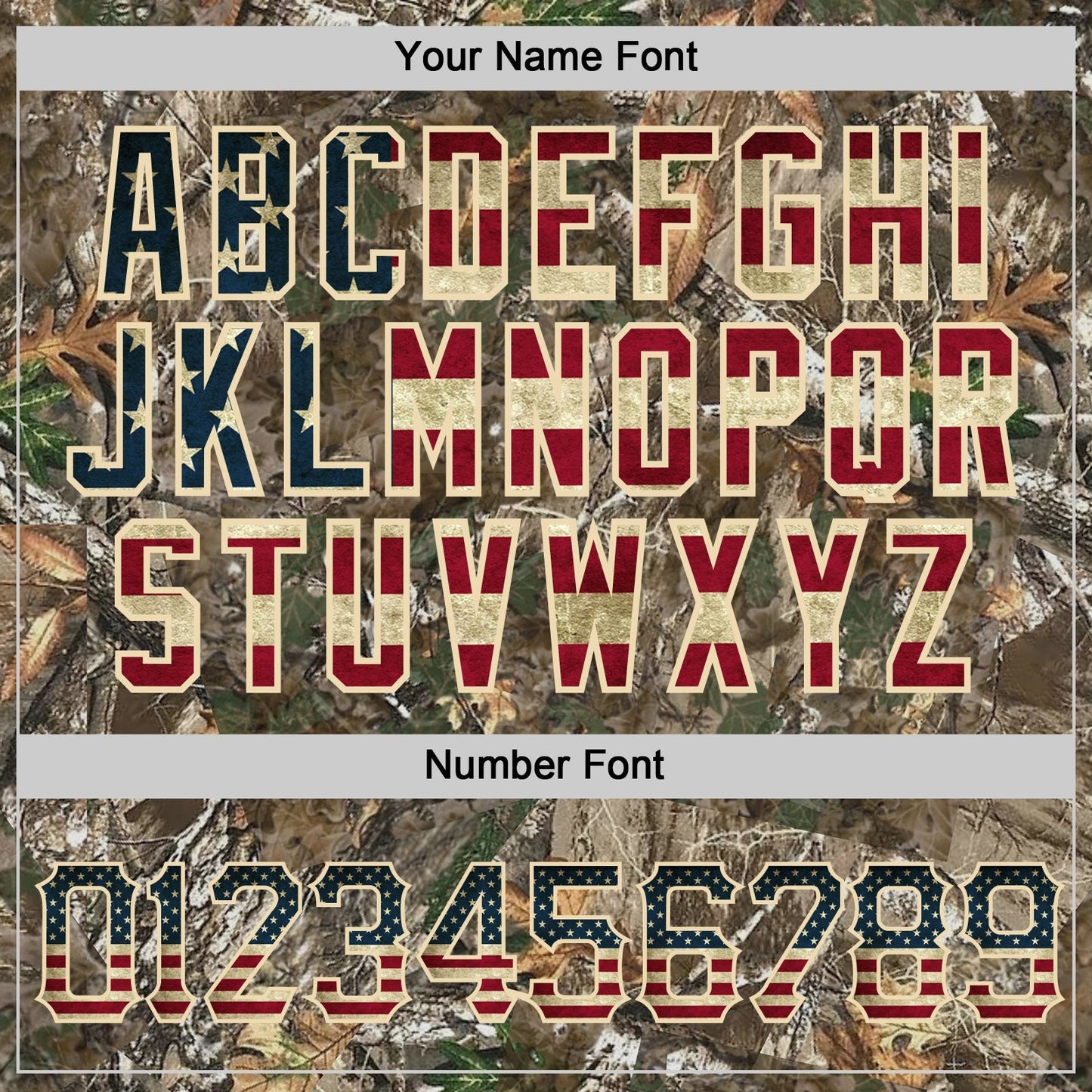 Custom Camo Vintage USA Flag-Cream Woodland Forest Camouflage Authentic Salute To Service Baseball Jersey baseball jersey product view 5