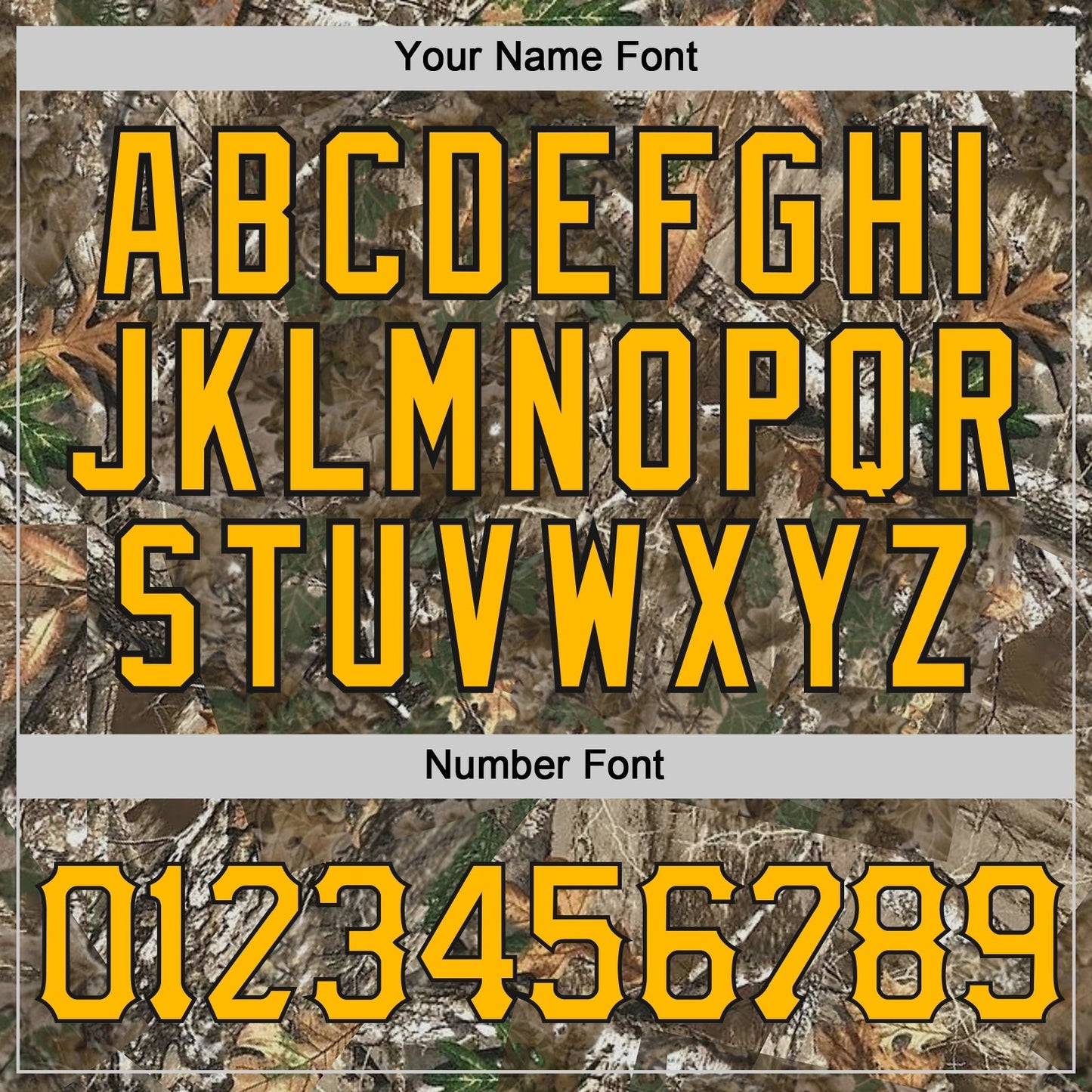 Custom Camo Gold-Black Woodland Forest Camouflage Authentic Salute To Service Baseball Jersey baseball jersey product view 5