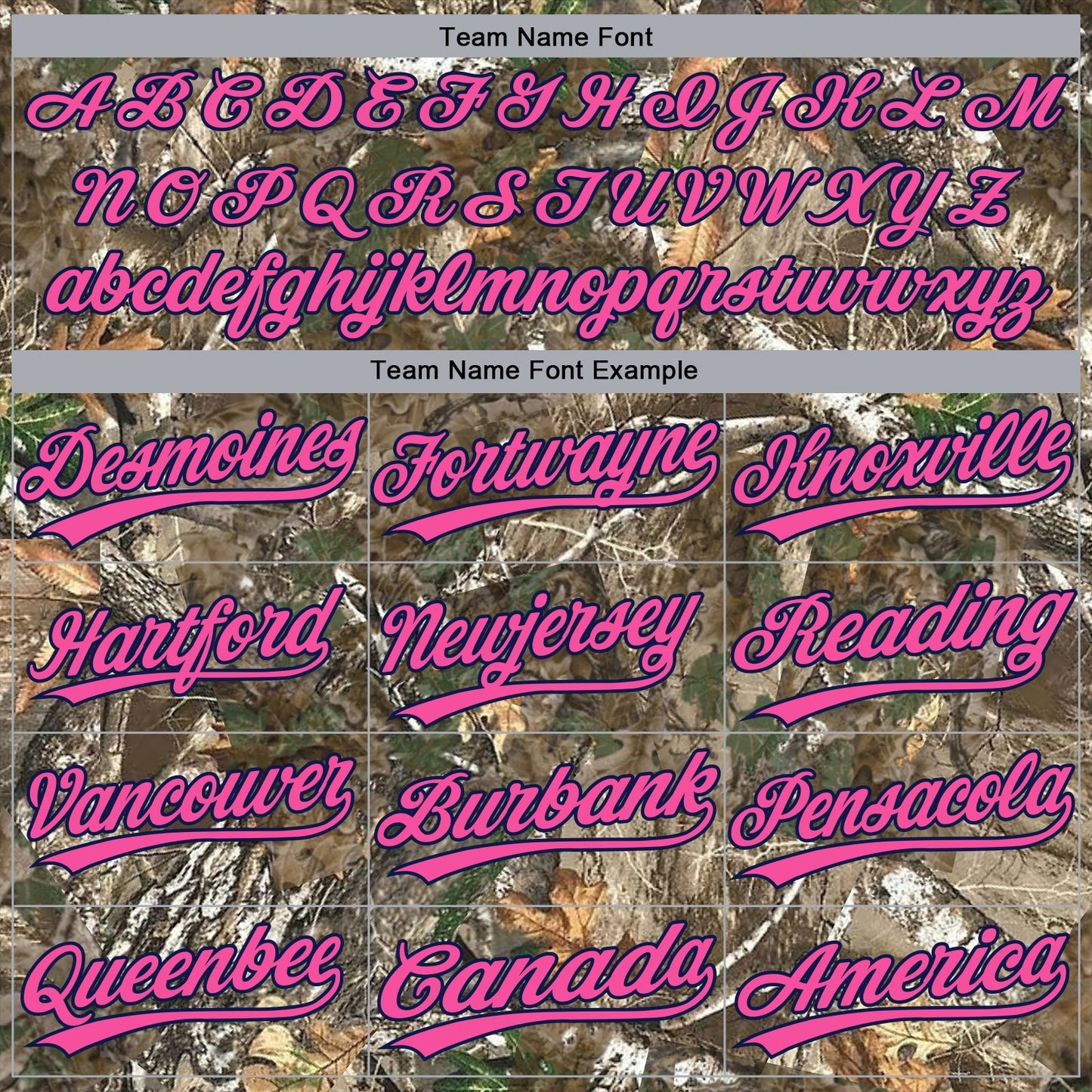 Custom Camo Pink-Navy Woodland Forest Camouflage Authentic Salute To Service Baseball Jersey baseball jersey product view 4