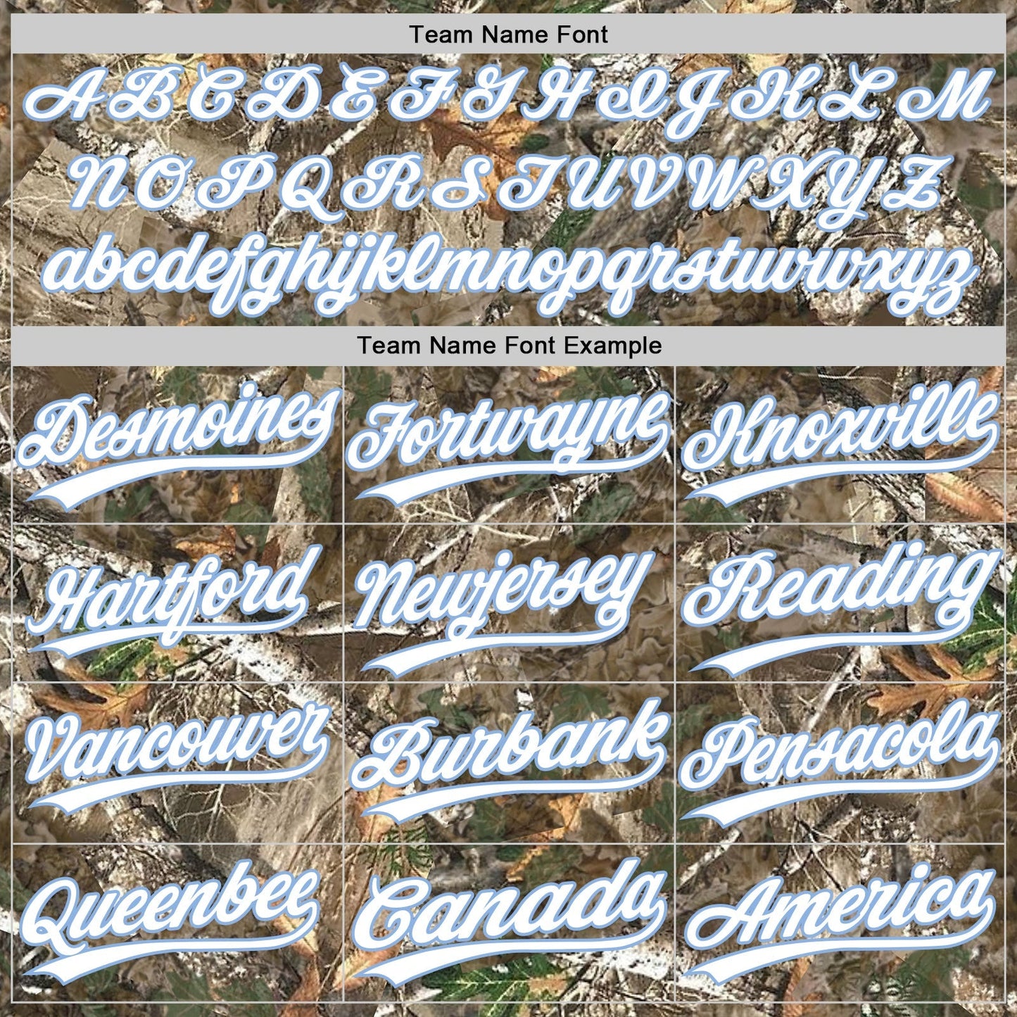 Custom Camo White-Light Blue Woodland Forest Camouflage Authentic Salute To Service Baseball Jersey baseball jersey product view 4