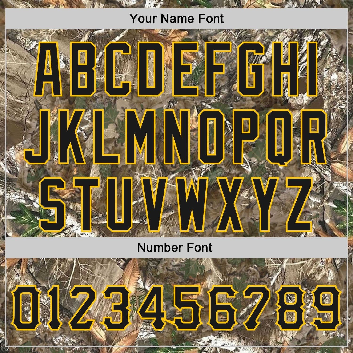 Custom Camo Black-Yellow Woodland Forest Camouflage Authentic Salute To Service Baseball Jersey baseball jersey product view 5