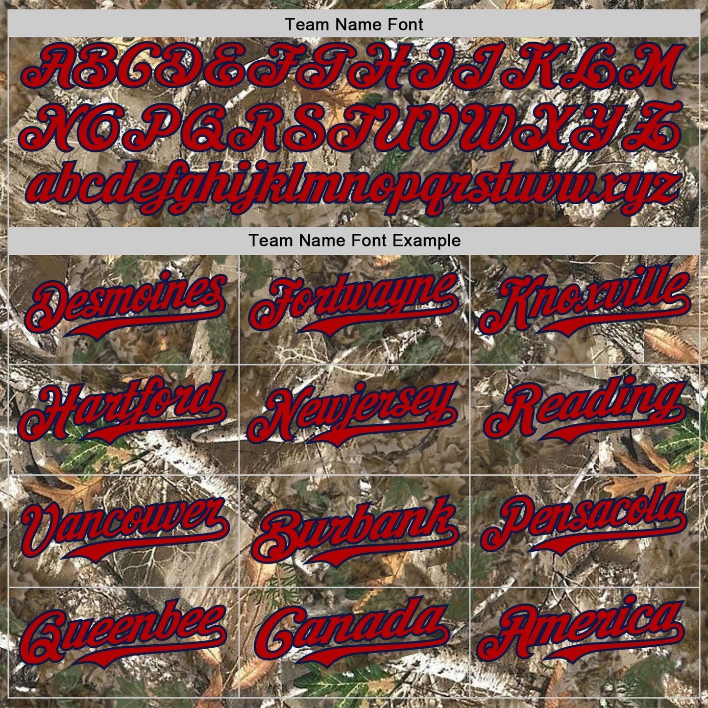 Custom Camo Red-Navy Woodland Forest Camouflage Authentic Salute To Service Baseball Jersey baseball jersey product view 4