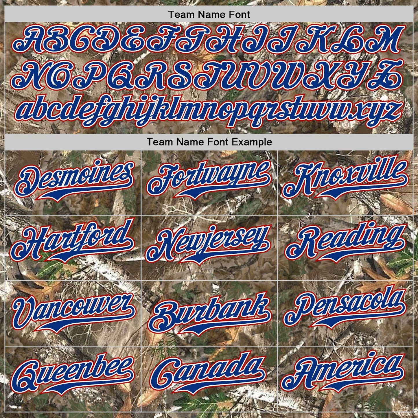 Custom Camo Royal White-Red Woodland Forest Camouflage Authentic Salute To Service Baseball Jersey baseball jersey product view 4