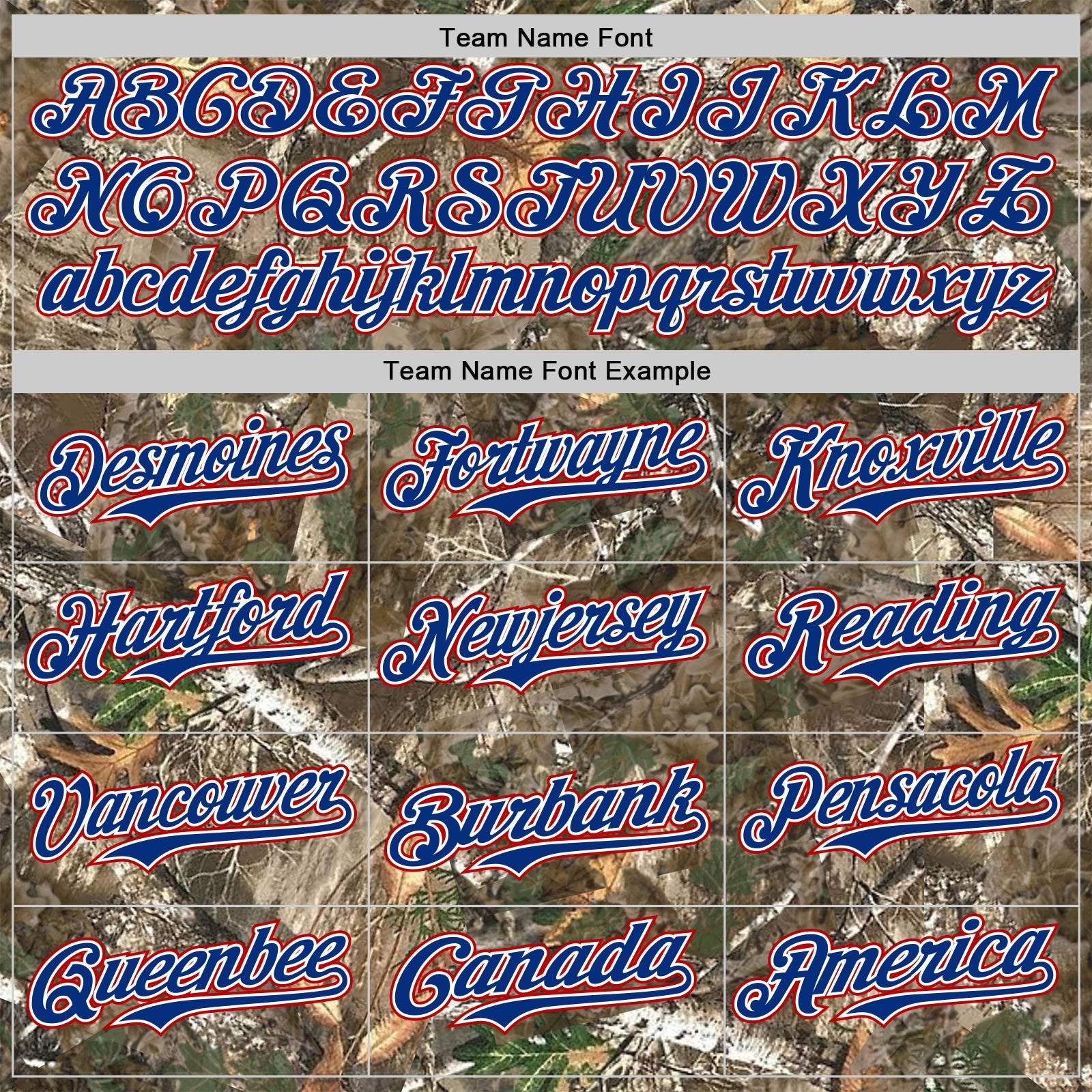 Custom Camo Royal White-Red Woodland Forest Camouflage Authentic Salute To Service Baseball Jersey baseball jersey product view 4