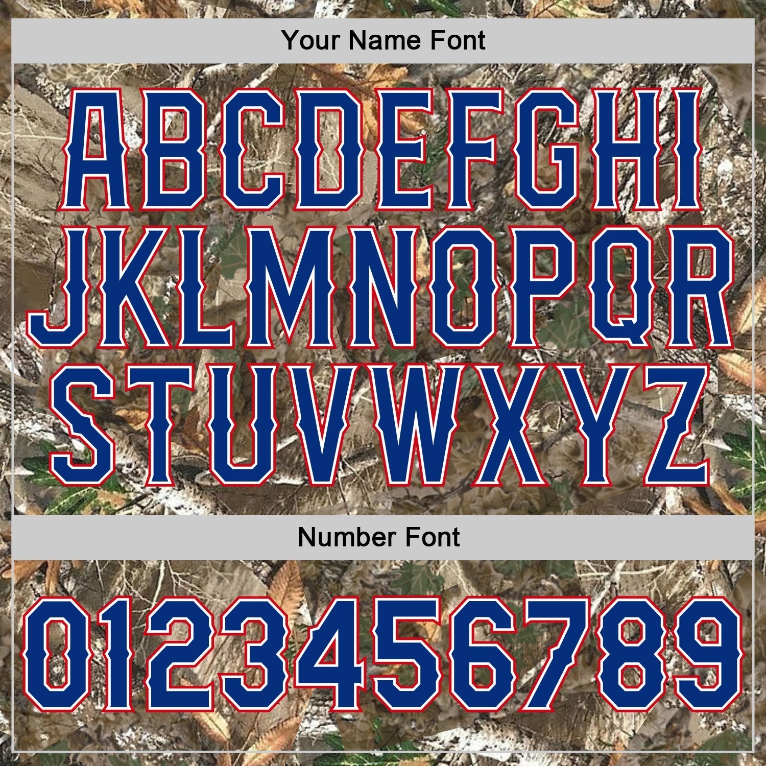 Custom Camo Royal White-Red Woodland Forest Camouflage Authentic Salute To Service Baseball Jersey baseball jersey product view 5