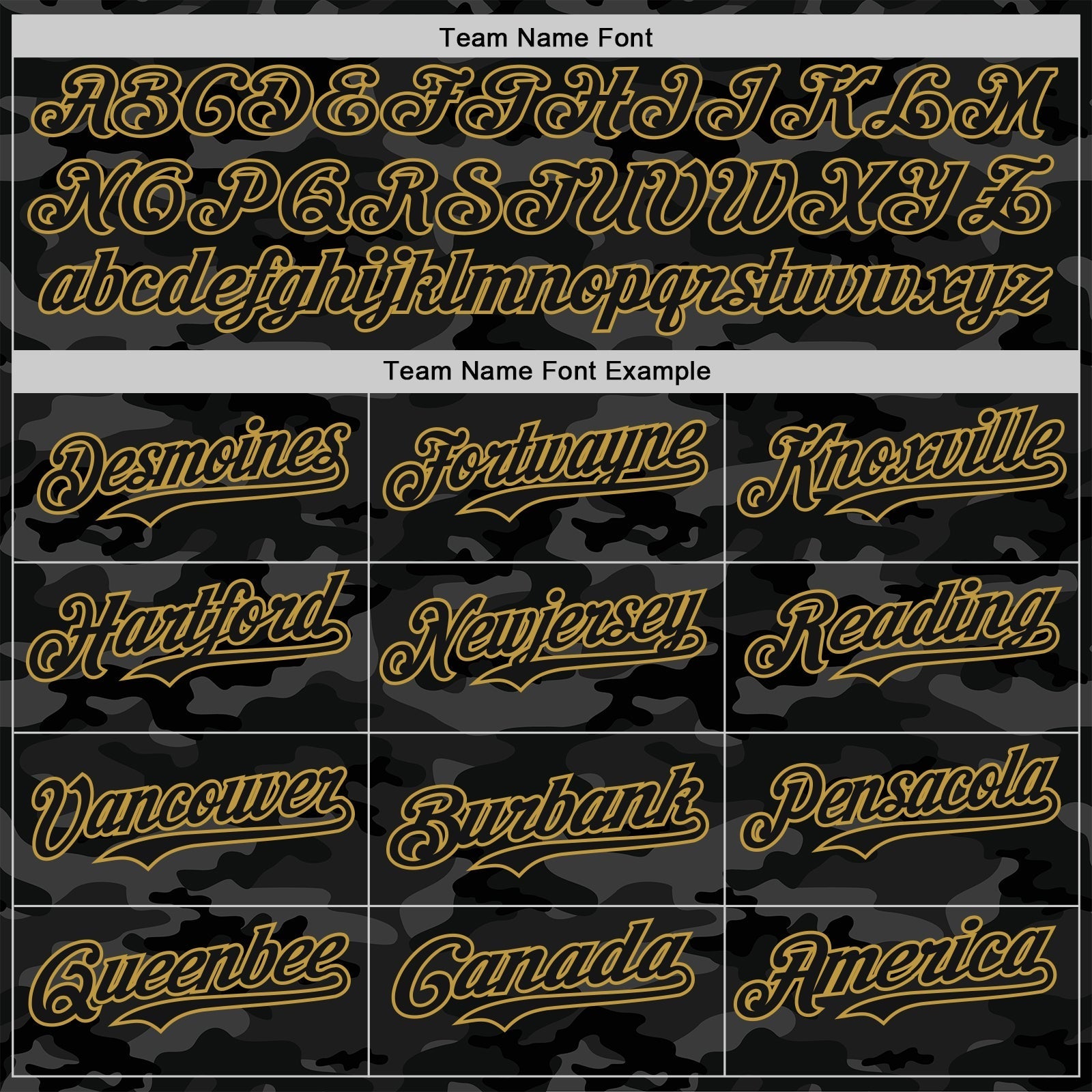 Custom Camo Black-Old Gold Dark Camouflage Tactical Style Authentic Salute To Service Baseball Jersey baseball jersey product view 4