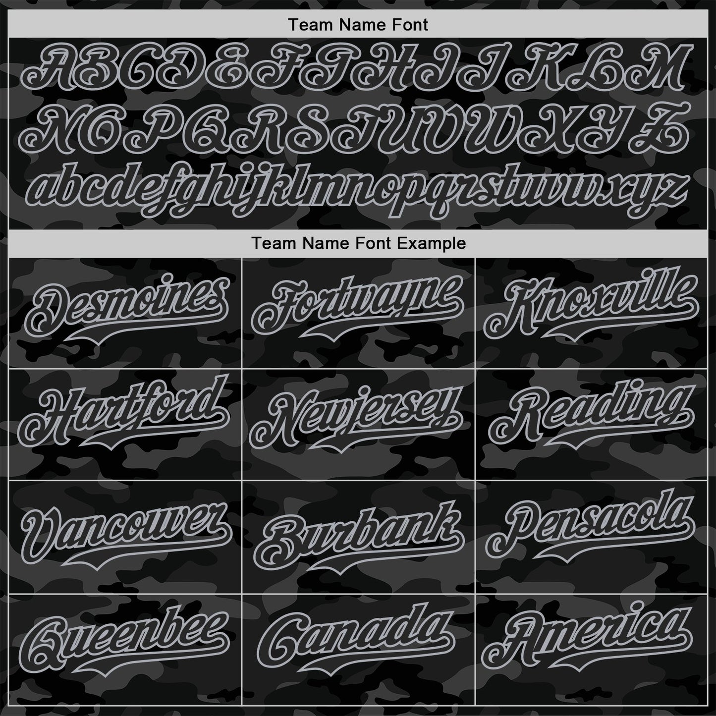 Custom Camo Black-Gray Dark Camouflage Tactical Style Authentic Salute To Service Baseball Jersey baseball jersey product view 4