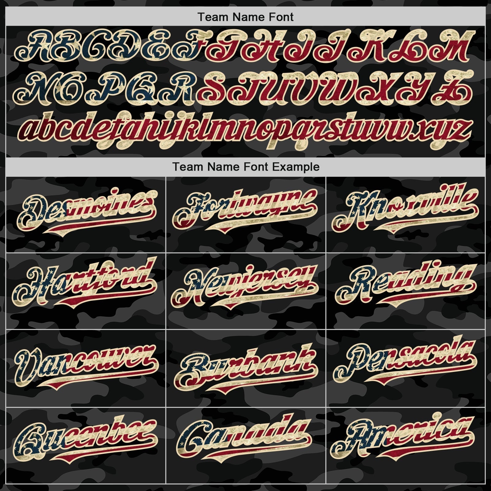 Custom Camo Vintage USA Flag Black-Cream Dark Camouflage Tactical Style Authentic Salute To Service Baseball Jersey baseball jersey product view 4