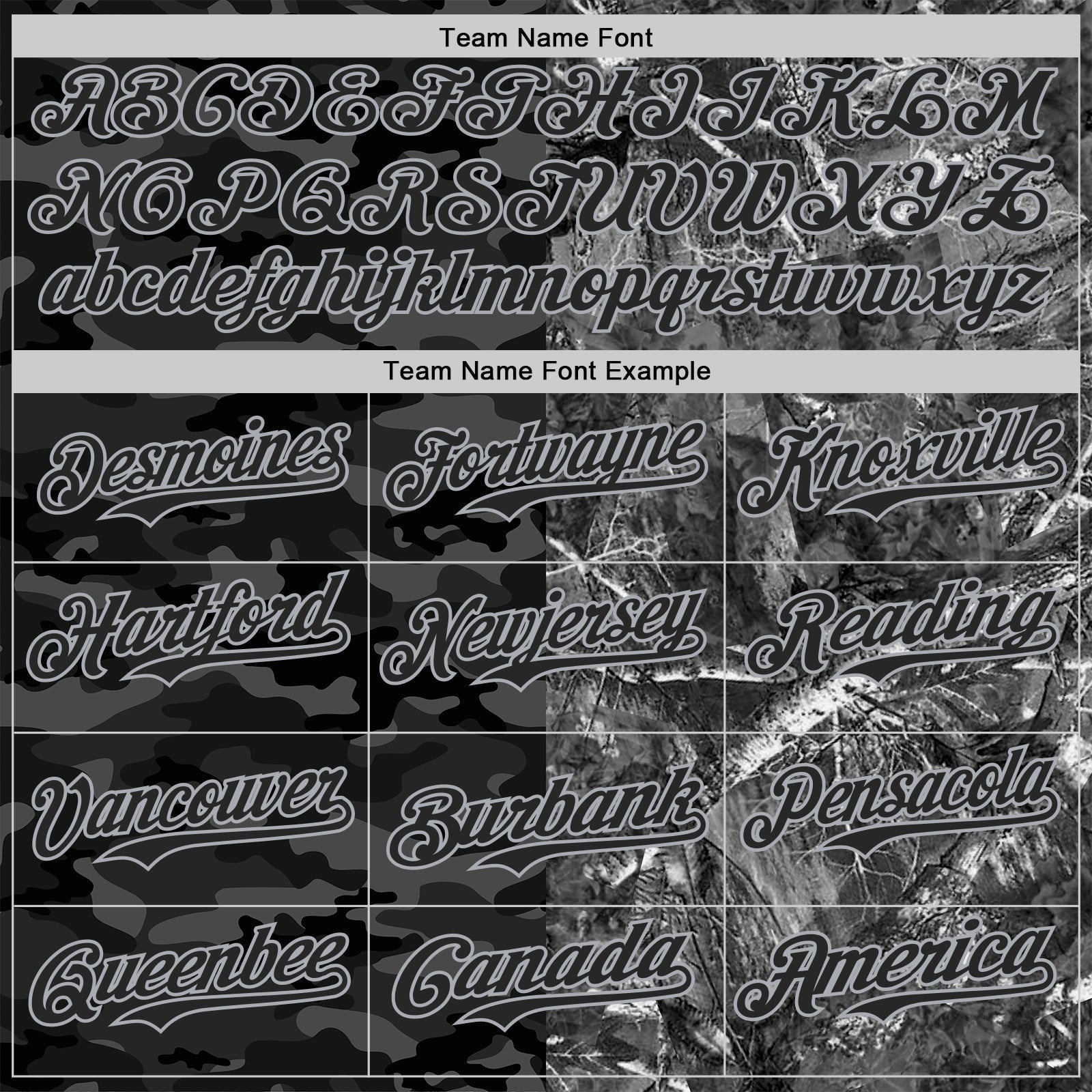 Custom Camo Black-Gray Woodland Forest Split Dark Camouflage Authentic Salute To Service Baseball Jersey baseball jersey product view 4