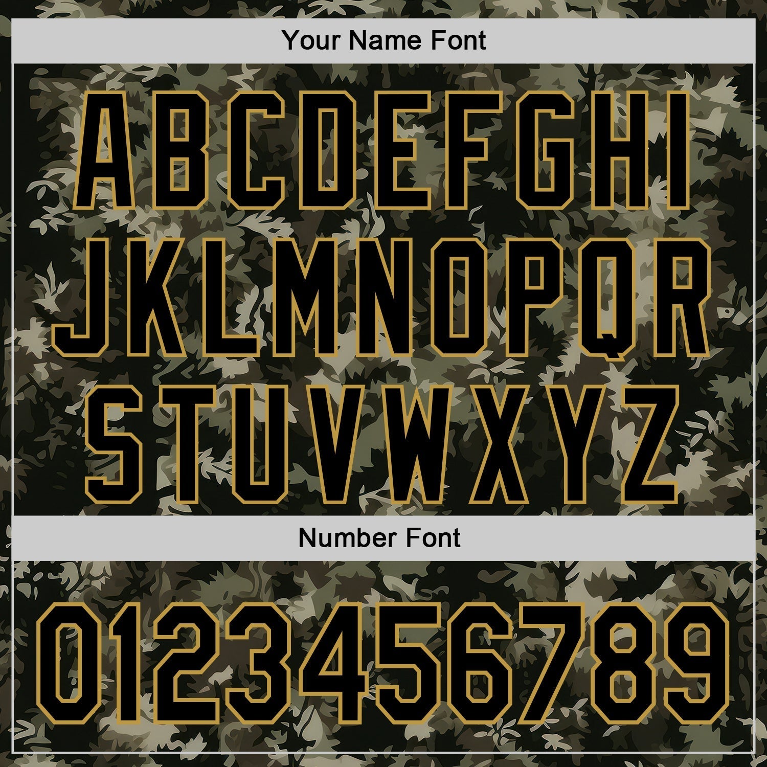 Custom Camo Black-Old Gold Woodland Forest Tactical Camouflage Outdoor Leaf Authentic Baseball Jersey baseball jersey product view 5