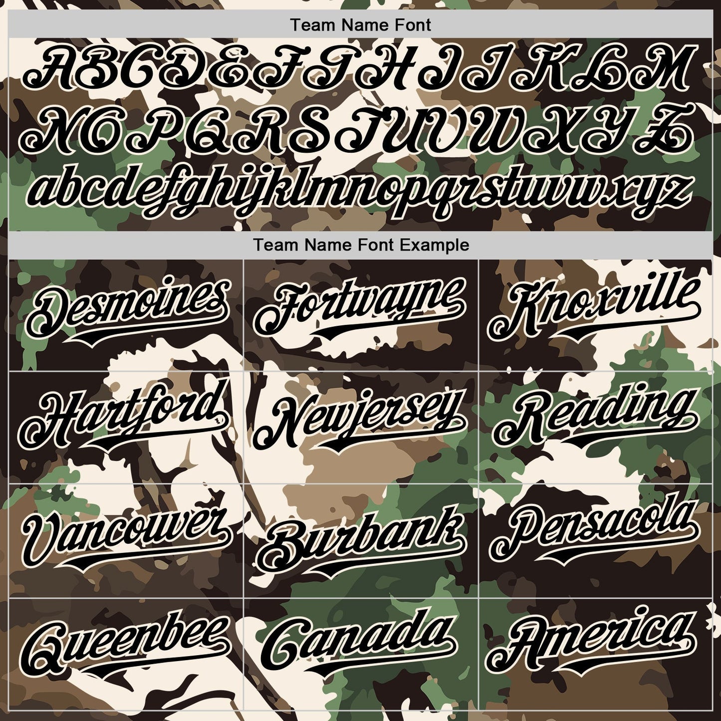 Custom Camo Black-Cream Woodland Forest Tactical Camouflage Outdoor Leaf Authentic Baseball Jersey baseball jersey product view 4