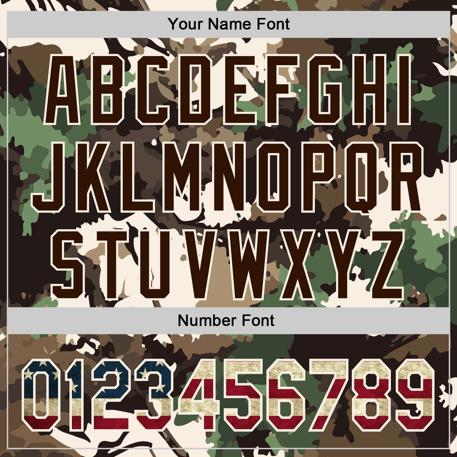 Custom Camo Vintage USA Flag Cream-Brown Woodland Forest Tactical Camouflage Outdoor Leaf Authentic Baseball Jersey baseball jersey product view 5
