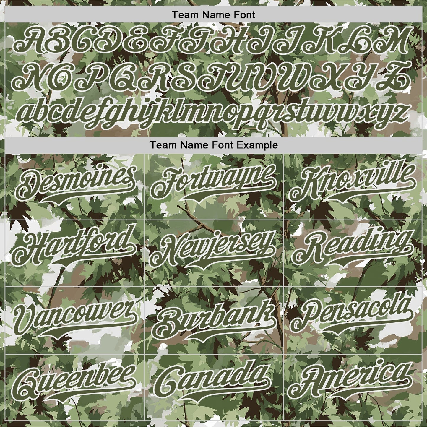 Custom Camo Olive-White Woodland Forest Tactical Camouflage Outdoor Leaf Authentic Baseball Jersey baseball jersey product view 4